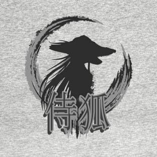 Lady Samurai Moon T-Shirt